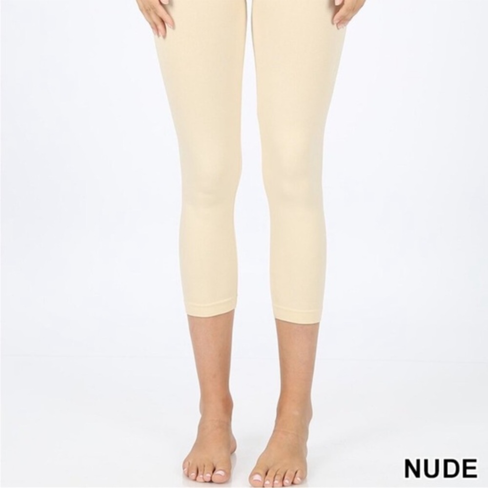 Zenana Seamless Capri Leggings